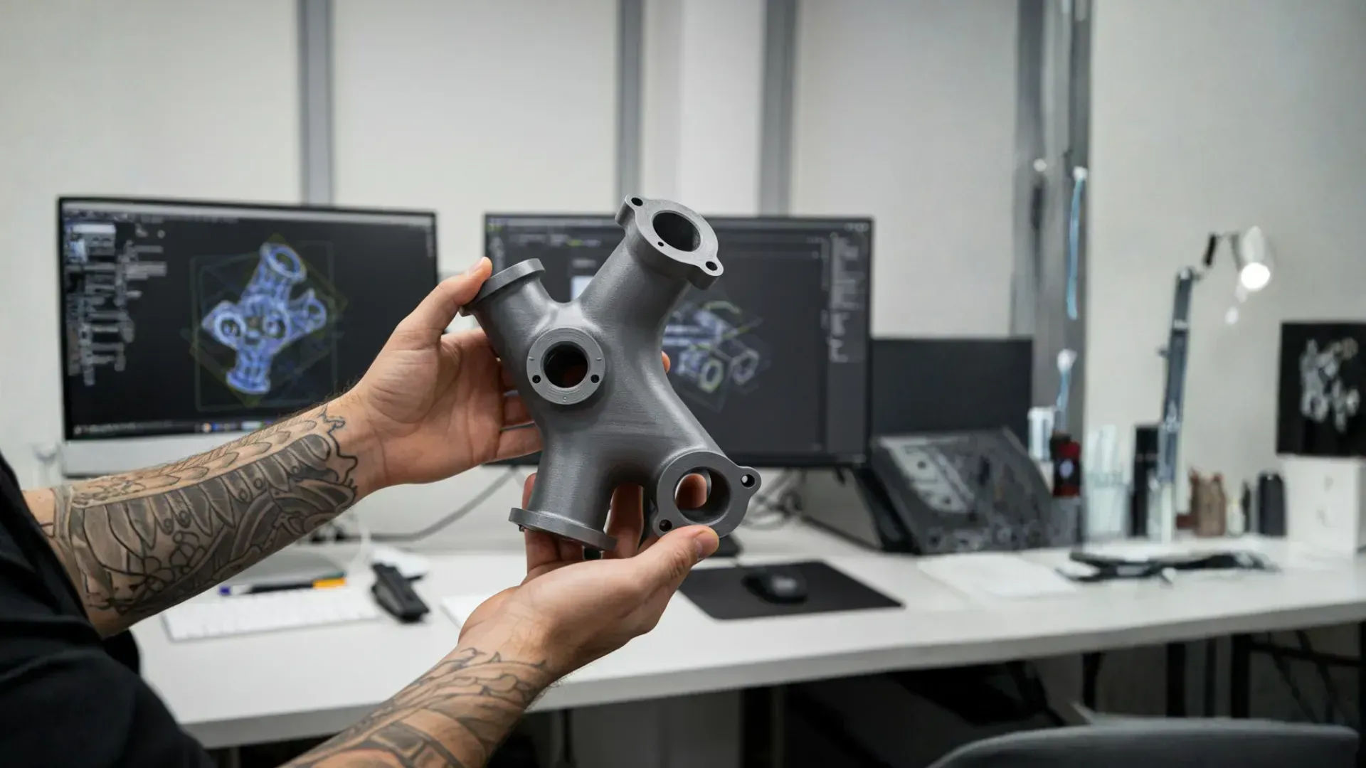 Comparativa pieza original vs pieza impresa 3D